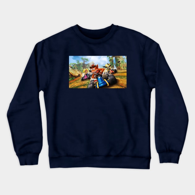 Retro Rampage Crewneck Sweatshirt by RianSanto